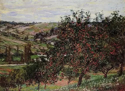 Pommiers près de Vétheuil - Claude Monet