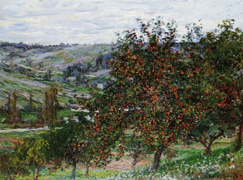 Pommiers près de Vétheuil W488 – Claude Monet