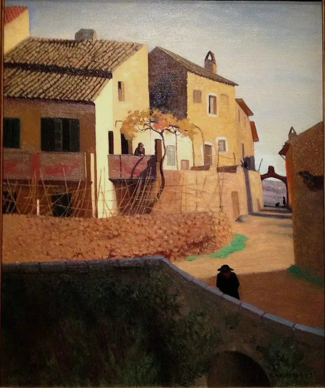 Pont à la romaine à Cagnes - Félix Vallotton image 1 tableau peint à l’huile sur toile