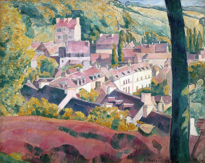 Pont-Aven vu depuis le Bois d'Amour - Émile Bernard