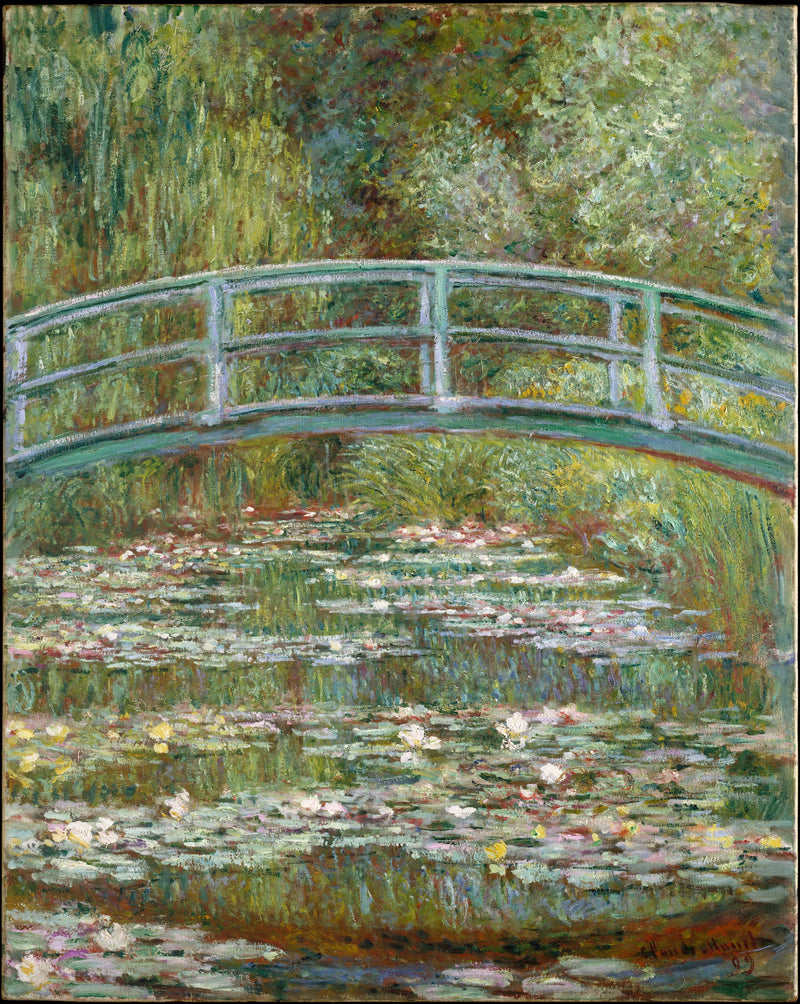 Le Pont sur le bassin aux nymphéas, Met W1518 – Claude Monet