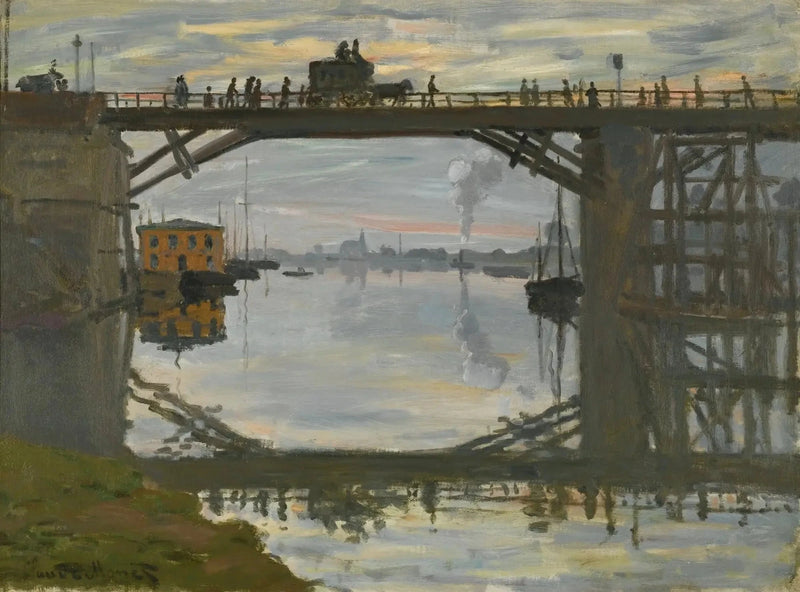 Le Pont de bois W195 – Claude Monet