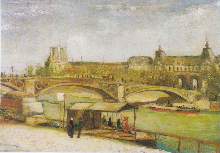 Le Pont du Carrousel et le Louvre, F221 – Vincent van Gogh