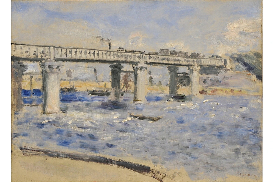 Pont du chemin de fer à Argenteuil – Pierre-Auguste Renoir