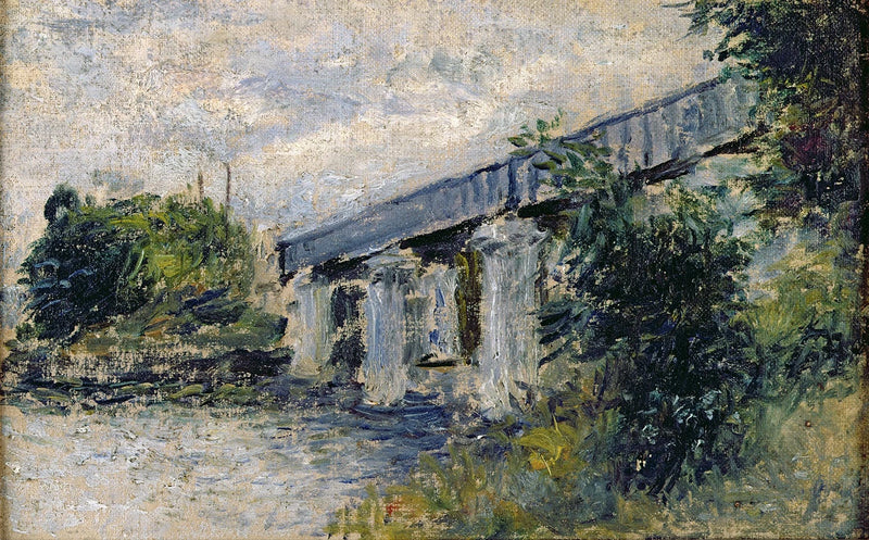Le Pont du chemin de fer, Argenteuil W320 – Claude Monet