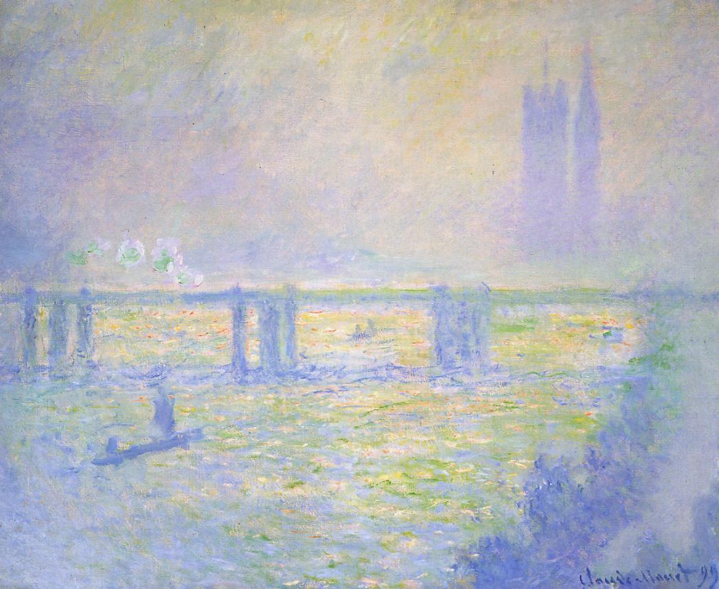 Reproduction du tableau « Pont de Charing - Claude Monet » par Alpha Reproduction en peinture à l’huile
