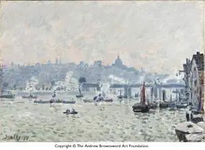 Pont de Charing Cross - Alfred Sisley