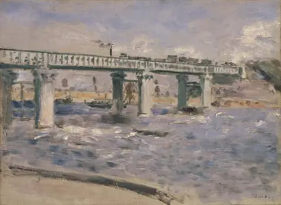 Pont de chemin de fer à Argenteuil - Pierre-Auguste Renoir