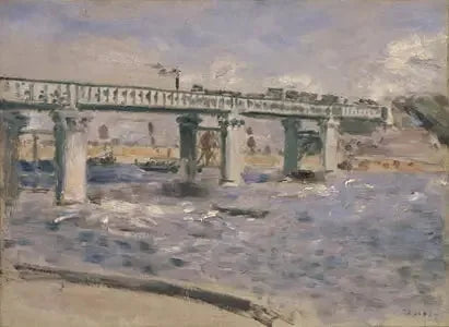Pont de chemin de fer à Argenteuil - Pierre-Auguste Renoir