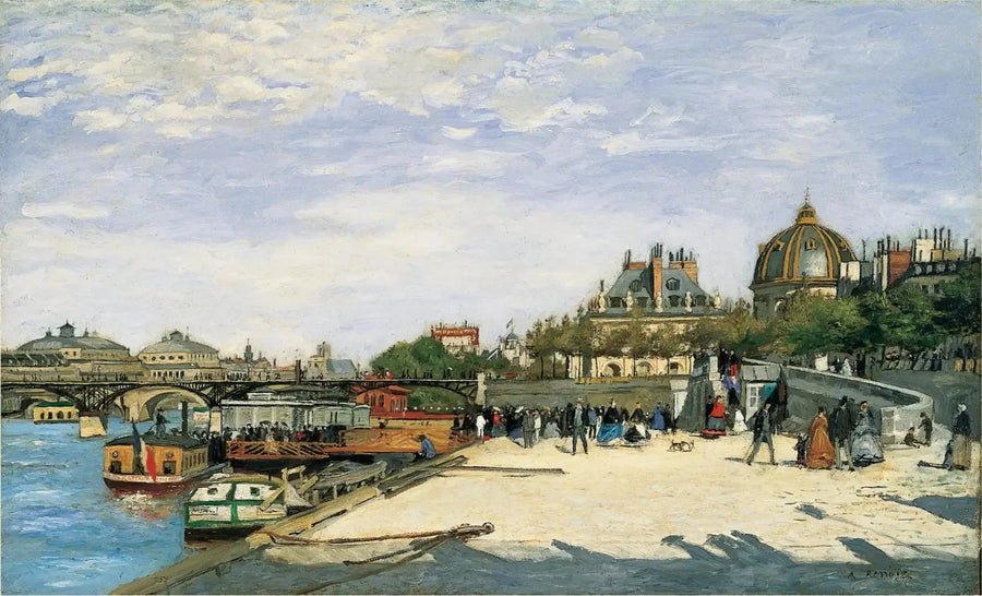 Le Pont des Arts, Paris, 1867–1868 – Pierre-Auguste Renoir