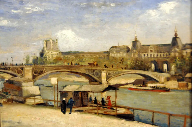 Pont du Carrousel et Louvre - Vincent van Gogh