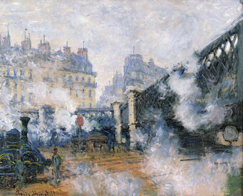Le Pont de l’Europe, gare Saint-Lazare W442 – Claude Monet