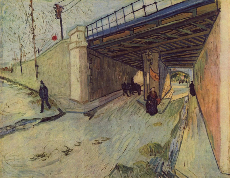 Pont ferroviaire sur l'avenue Montmajour, Arles, Le - Vincent van Gogh