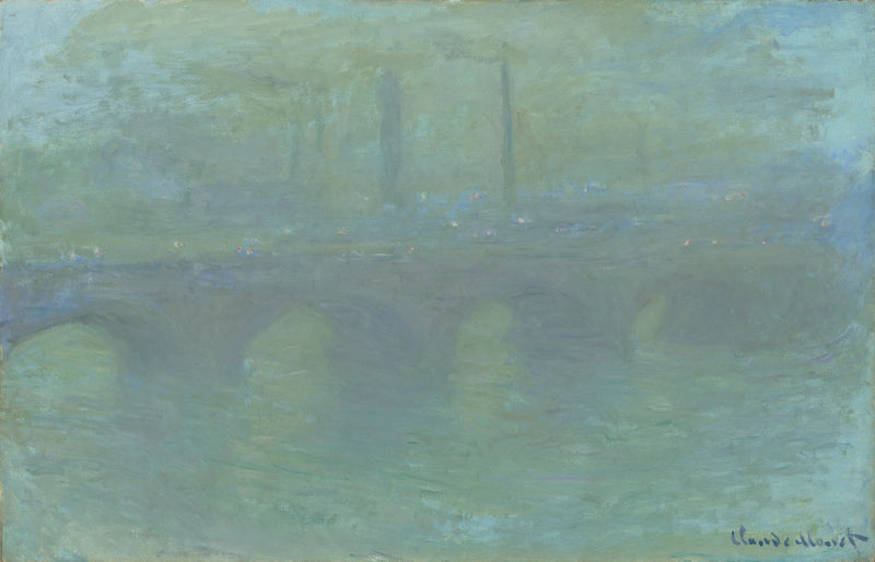Waterloo Bridge, Londres, au crépuscule W1564 – Claude Monet