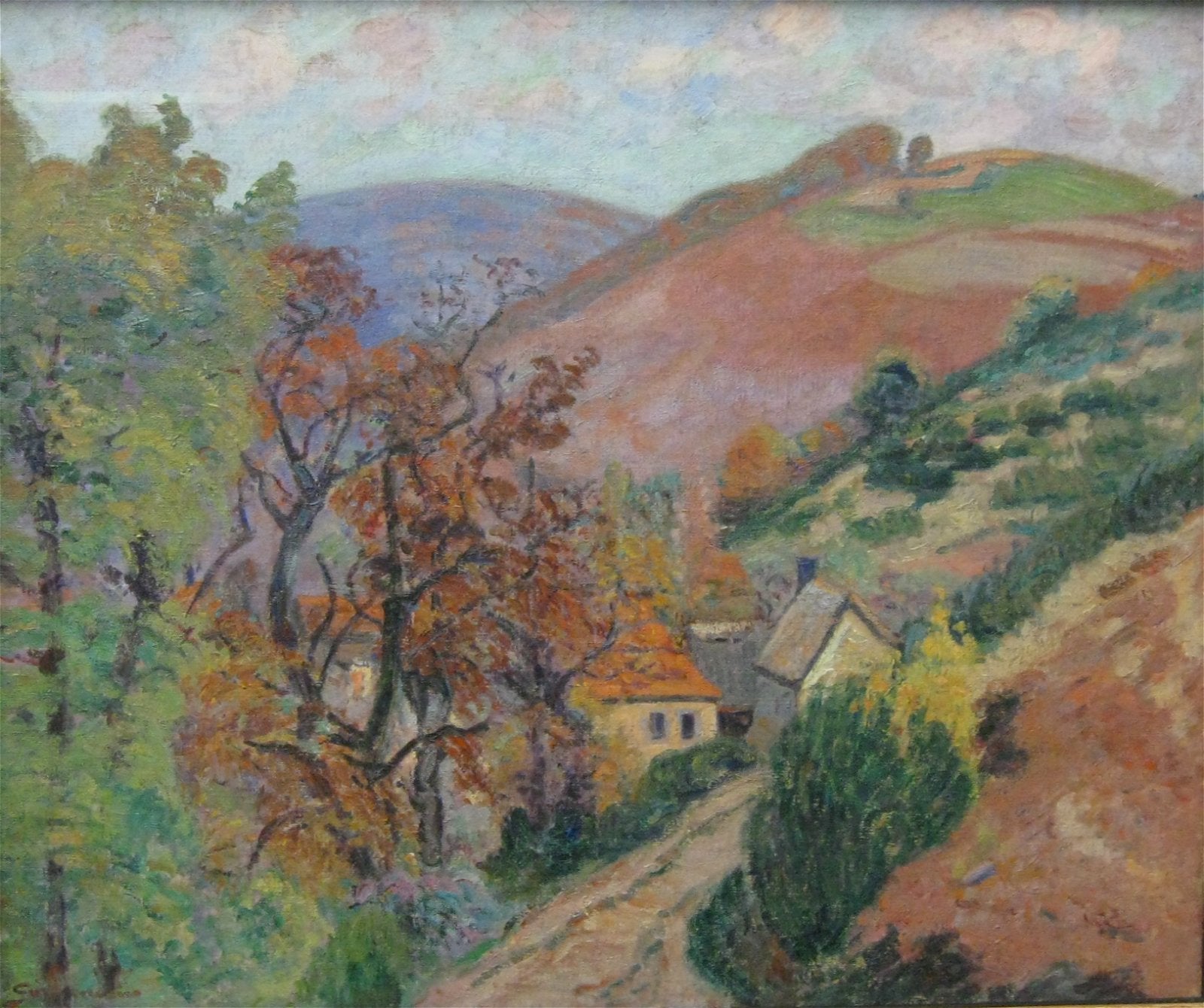 Pontgibaud, le Hameau de Peschadoire" - Armand Guillaumin
