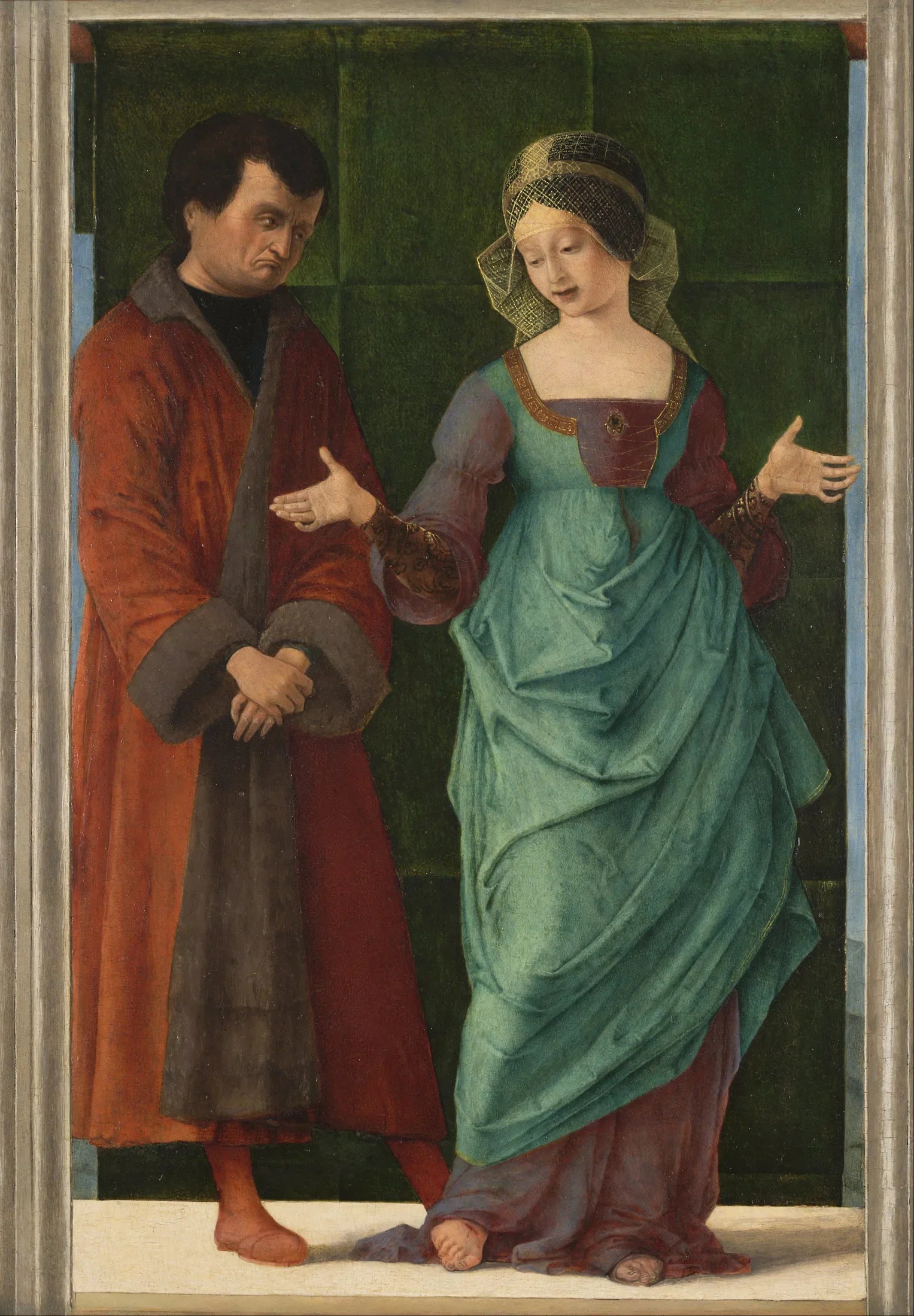 Porcia et Brutus - Ercole de’ Roberti image 1 tableau peint à l’huile sur toile