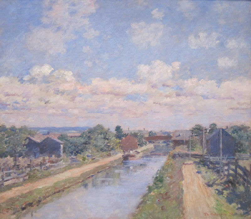 Port Ben, canal du Delaware et de l'Hudson - Theodore Robinson