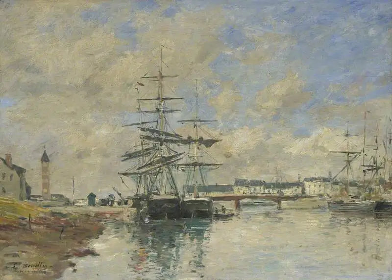 Port de Deauville - Eugène Boudin