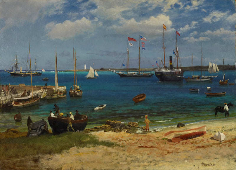 Port de Nassau - Albert Bierstadt