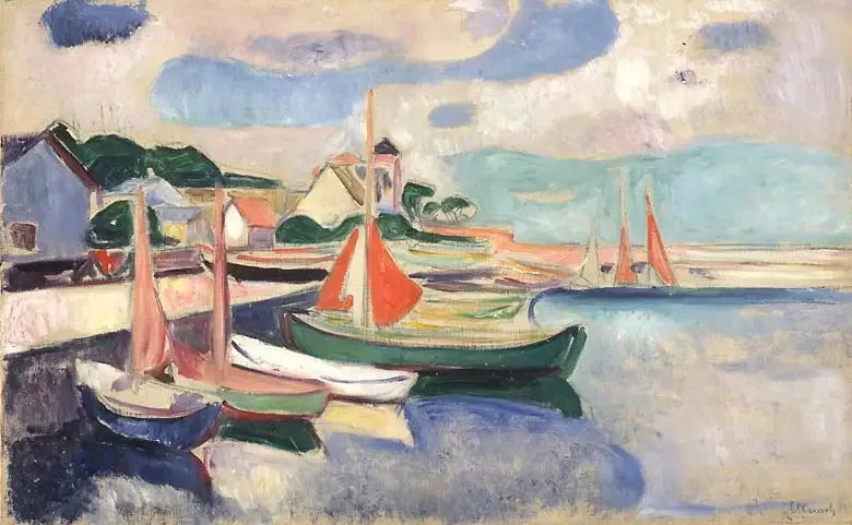 port de Taarbæk - Edvard Munch