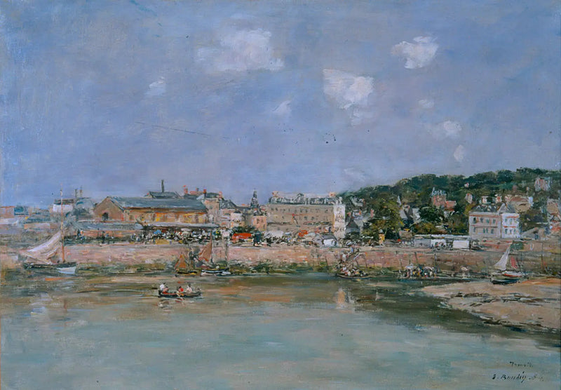 Port de Trouville - Eugène Boudin