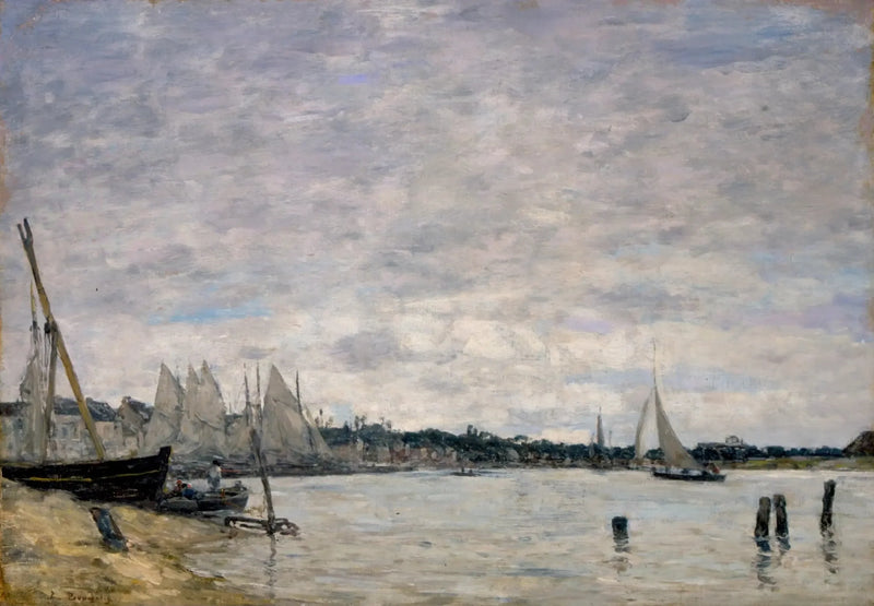 Port de Trouville - Eugène Boudin