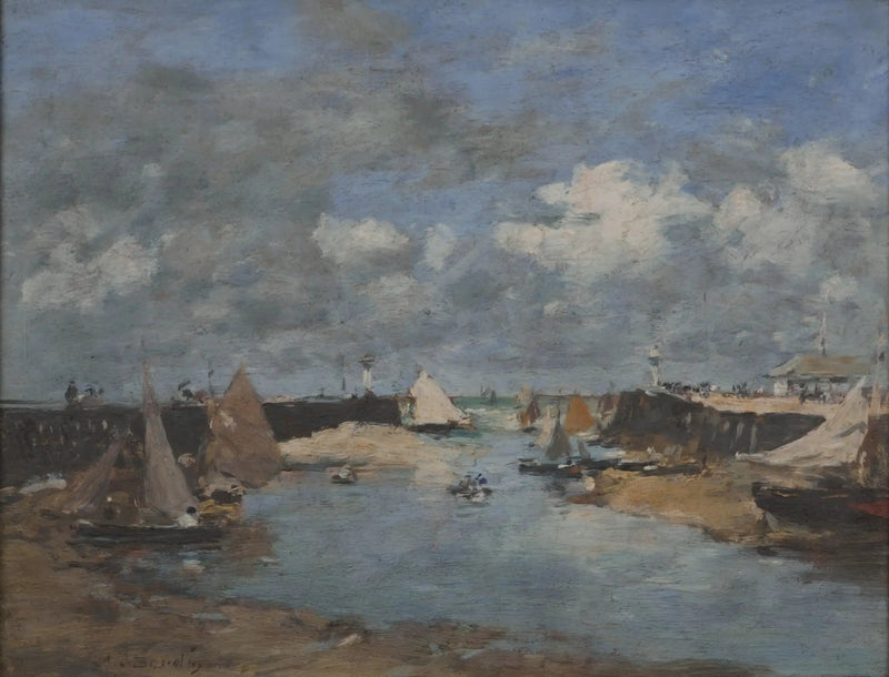 Port de Trouville - Eugène Boudin