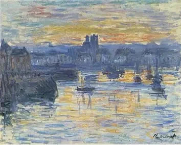 Port de Dieppe, le soir W706 – Claude Monet