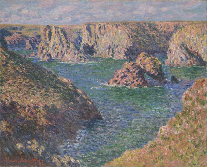 Port-Domois, île Belle - Claude Monet