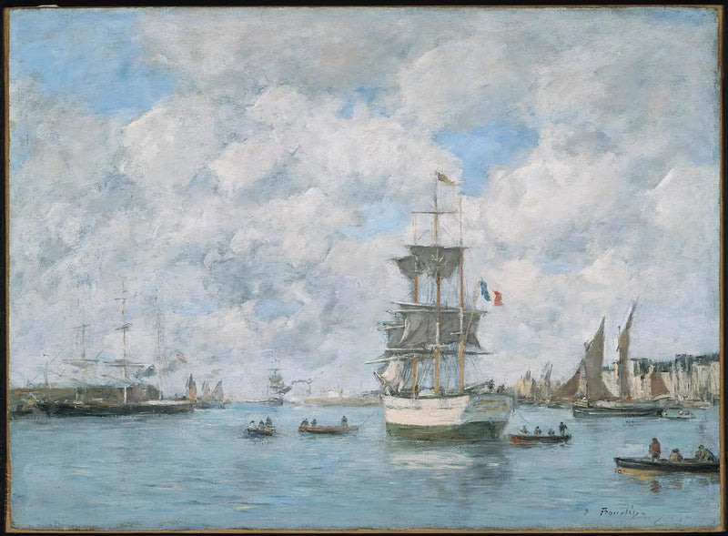 Port du Havre - Eugène Boudin