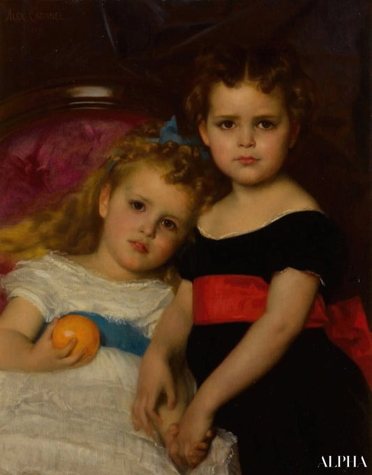 Portait des deux soeurs - Alexandre Cabanel Reproductions de tableaux à la peinture à l’huile