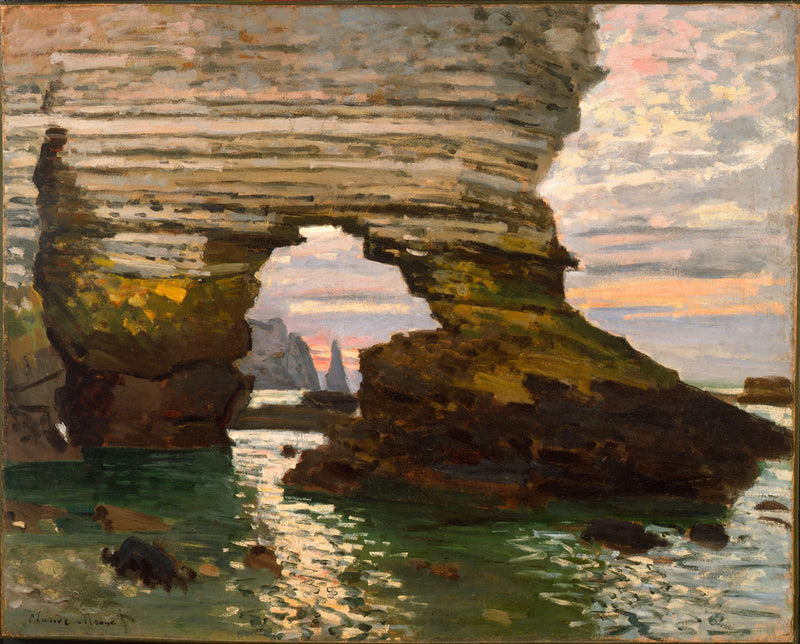 La Porte d’Amont, Étretat W258 – Claude Monet