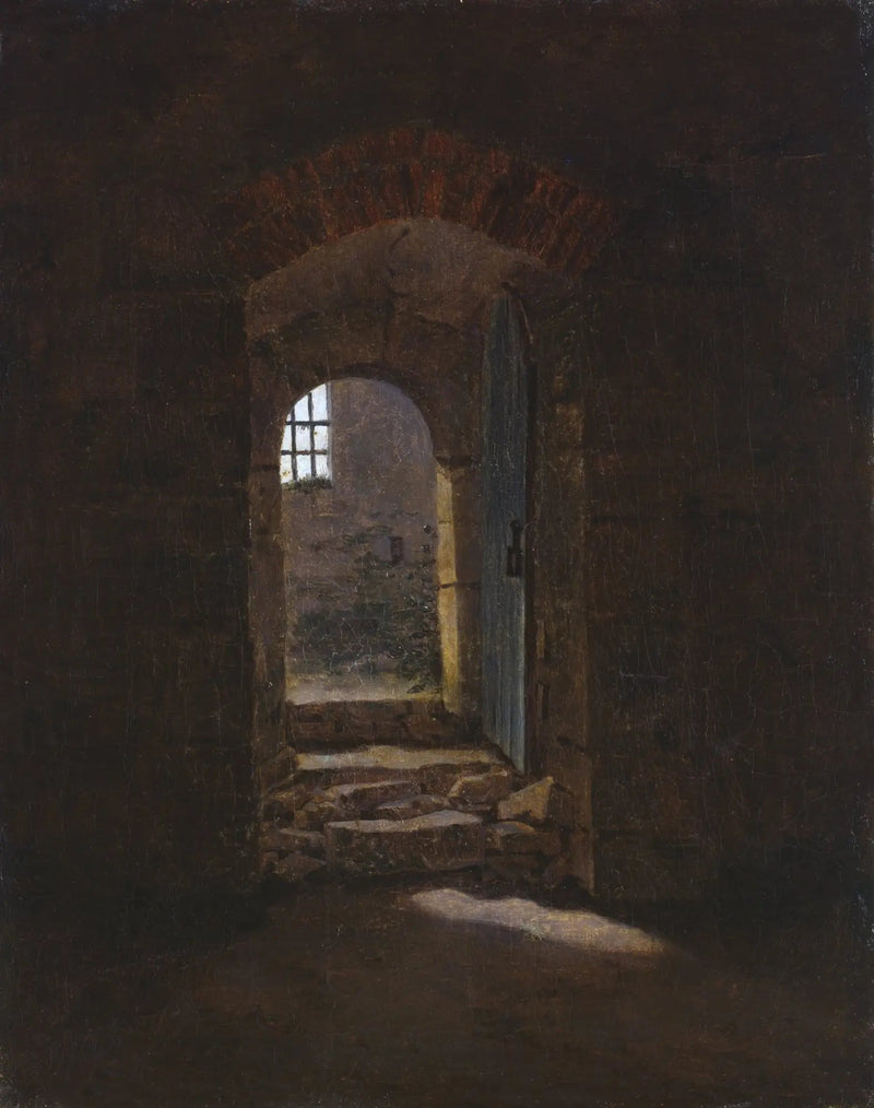 porte d'entrée à Meissen - Caspar David Friedrich