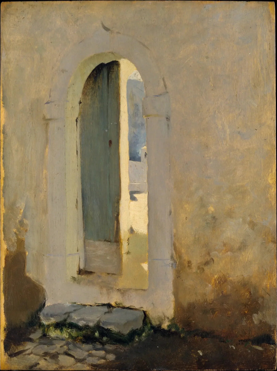 Porte ouverte, Maroc - John Singer Sargent