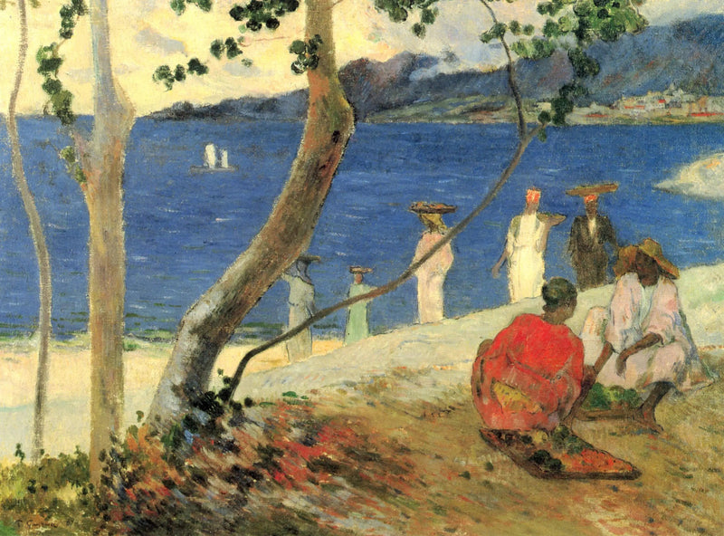 Porteuses de fruits à l'anse Turin, ou Bord de mer II - Paul Gauguin