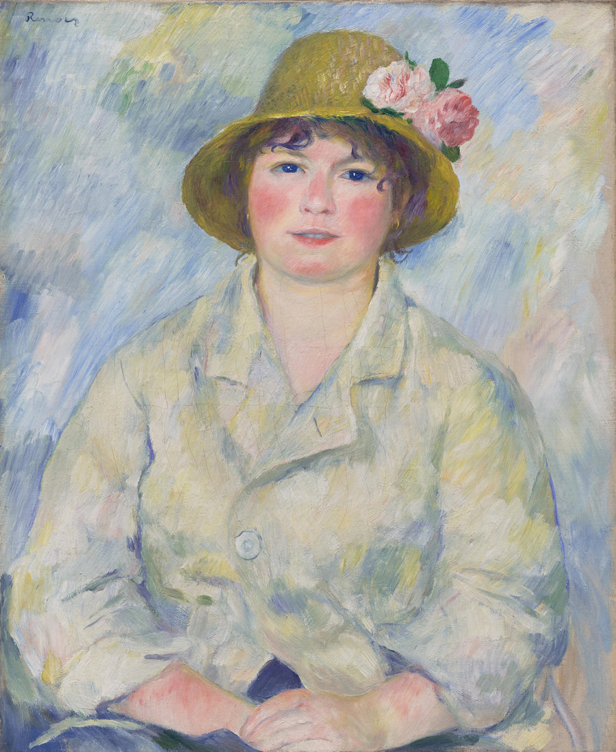 Portrait d’Aline Charigot, future Madame Renoir, vers 1885 – Renoir
