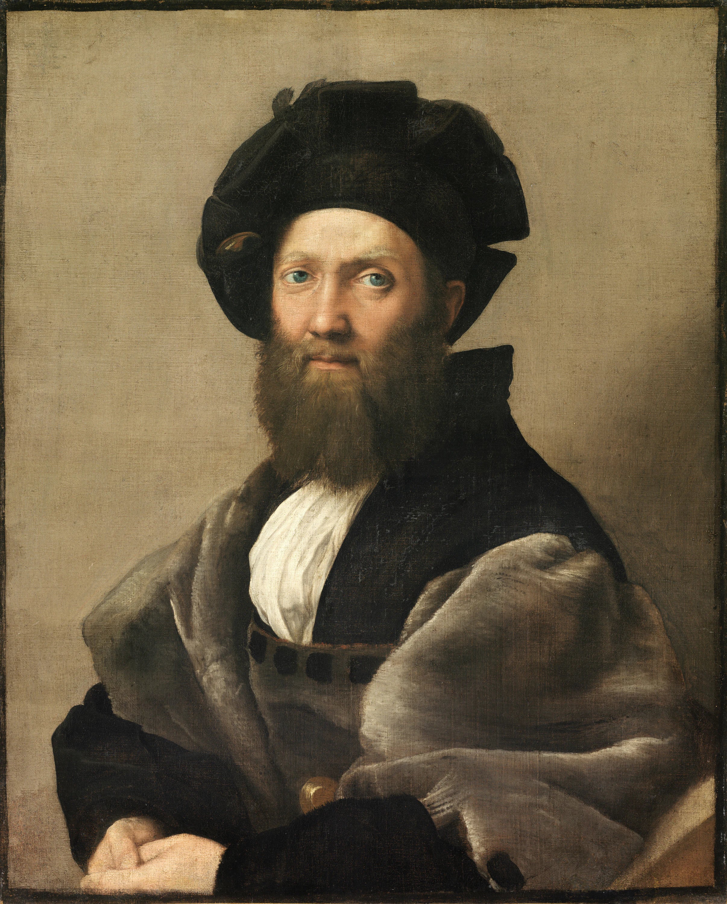 Portrait de Baldassare Castiglione, peinture de Raphaël