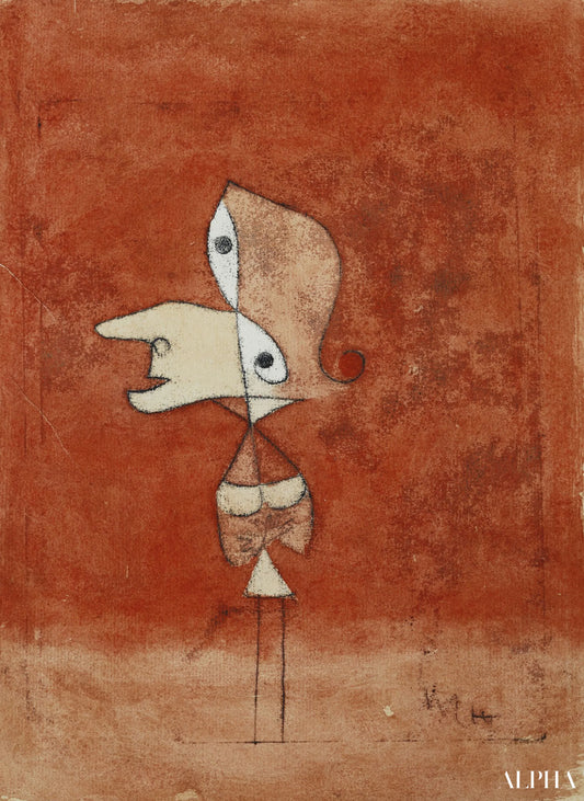 Portrait Brigitte - Paul Klee - Reproductions de tableaux et peintures haut de gamme