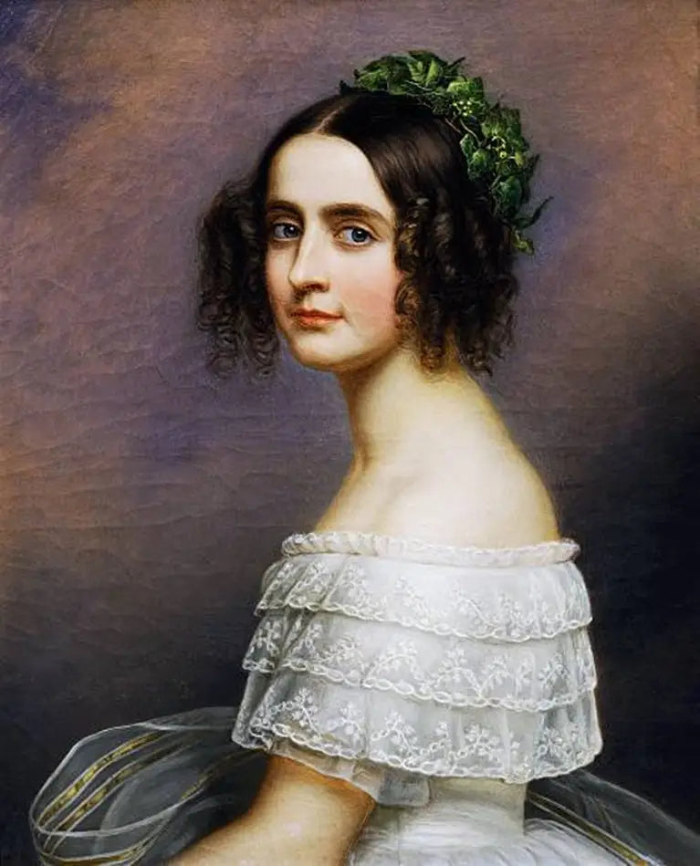 Portrait d'Alexandra Amalie von Bayern (1826-1875) - Joseph Karl Stieler