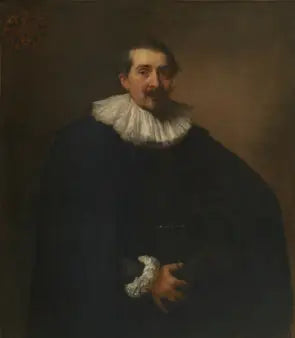 Portrait d'Alexandre della Faille 1589-1653, secrétaire de la ville d'Anvers - Antoine van Dyck