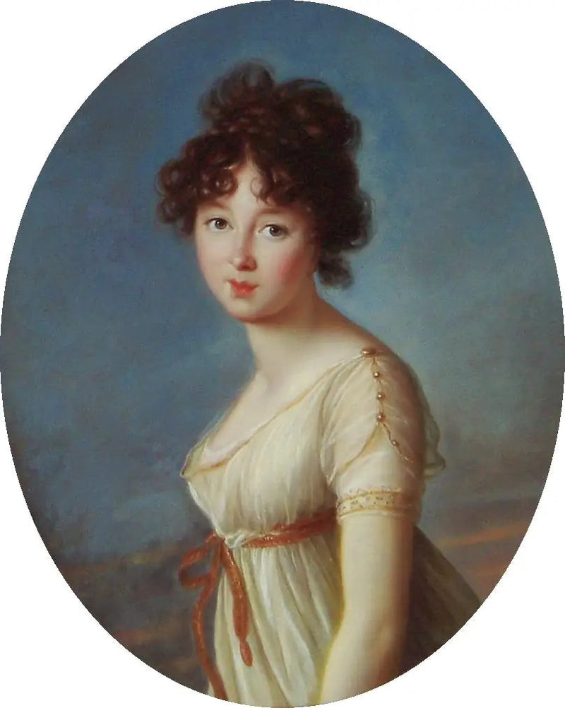 Portrait d'Aniela Czartoryska née Radziwiłł. - Élisabeth Vigée Le Brun