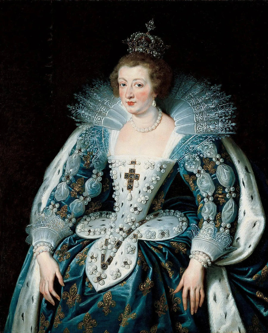 Portrait d'Anne d'Autriche - Peter Paul Rubens
