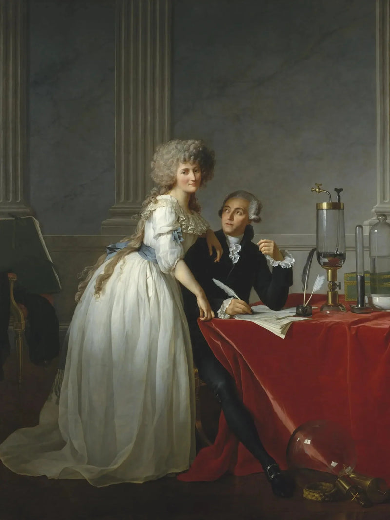 Portrait d'Antoine-Laurent Lavoisier et de sa femme - Jacques-Louis David