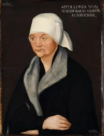 Portrait d'Apollonia von Wiedebach - Lucas Cranach the Elder
