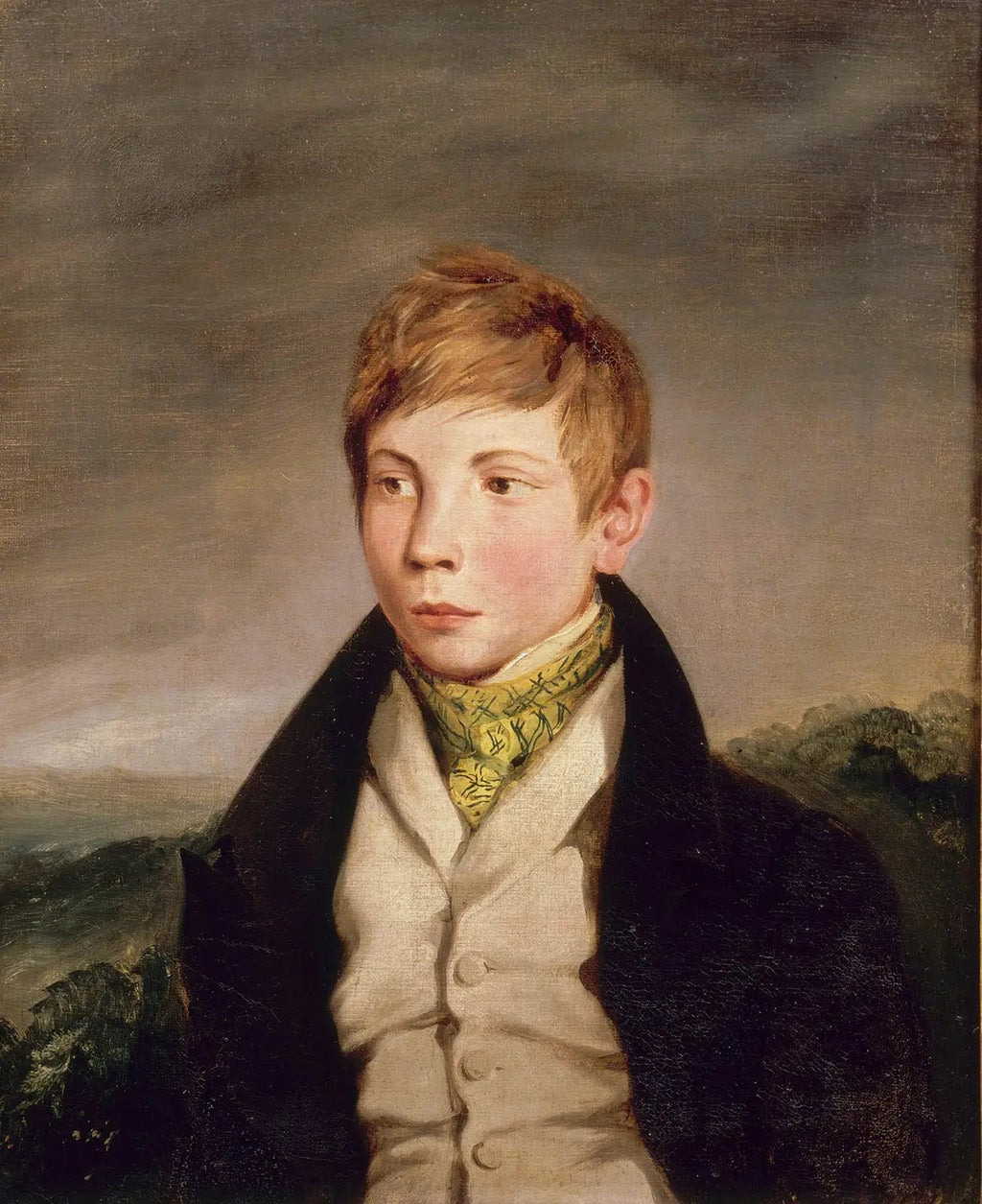 Portrait d'Auguste Richard de La Hautière - Eugène Delacroix image 2 reproduction artisanale de tableau