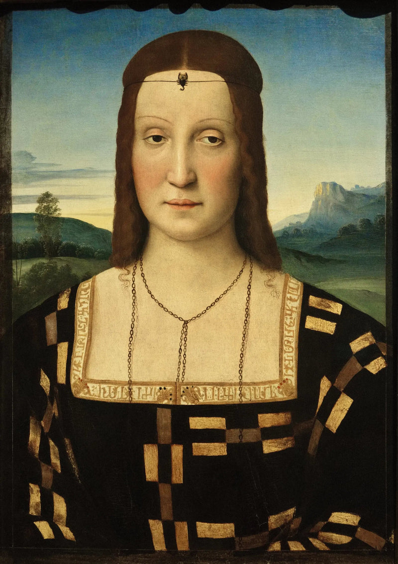 Portrait d'Elisabetta Gonzaga - Raphaël Sanzio