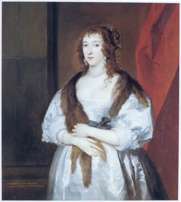 Portrait d'Elizabeth Dormer (décédée en 1635), echtgenote van Edward Somerset, 2e marquis de Worcester - Antoine van Dyck