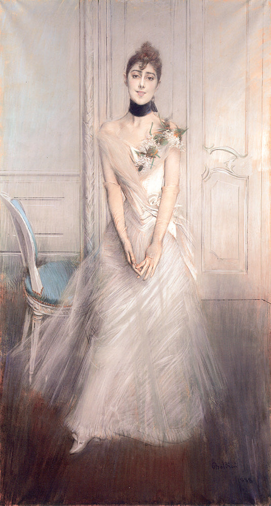 Portrait d'Emiliana Concha de Ossa - Giovanni Boldini image 1 copie de tableau peinte à la main