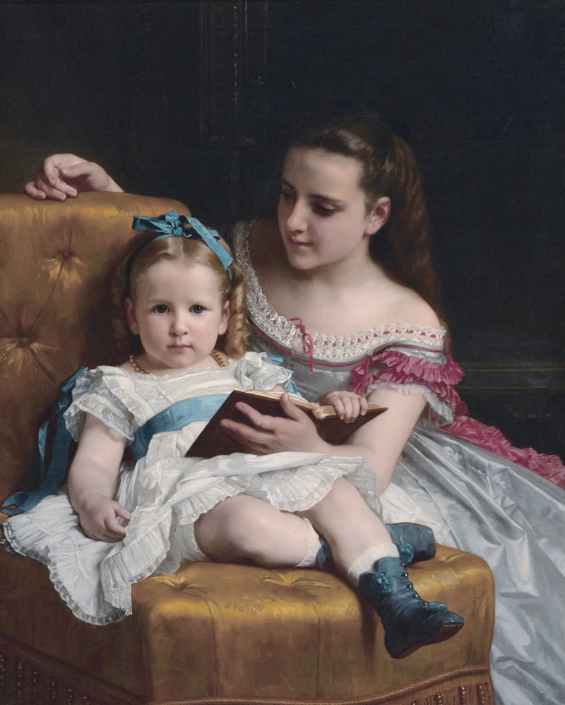 Portrait d'Eva et Frances Johnston - Bouguereau