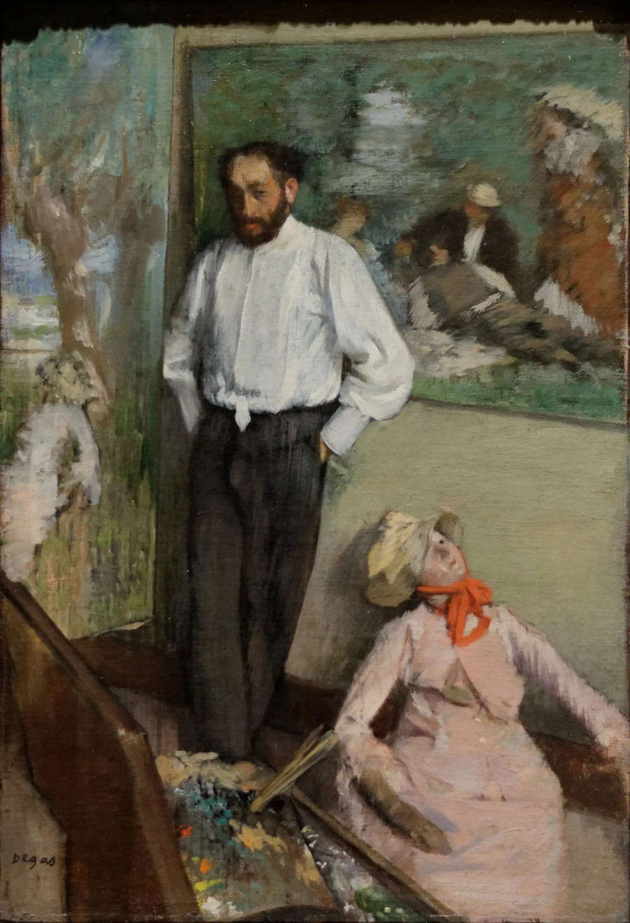 Portrait d'Henri Michel-Lévy - Edgar Degas